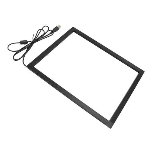 Yunseity Infrarot-Touch-Rahmen, Plug-and-Play-IR-Touchscreen-Overlay für Touch-Whiteboards für Digital Signage (27 Zoll)