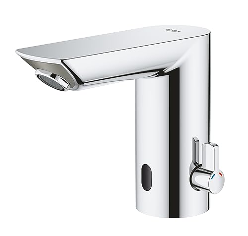 GROHE Bau Cosmopolitan E - Infrarot-Elektronik für den Waschtisch (wassersparend, variabel einstellbarer Temperaturbegrenzer, hygienisch, pflegeleicht) , chrom, 36451000