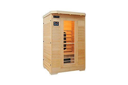 Ivar-2 Comfort Fullspektrum 2 Personen Sauna Infrarotkabine & Infrarotsauna/Infrarot Wärmekabine und viele Extras. FULL SPEKTRUM