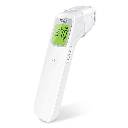 FORA IR42, Infrarot-Stirnthermometer, fieberthermometer, kontaktlos, Multifunktional, Geeignet für Babys und Erwachsene, Sofortige und exakte Messung.