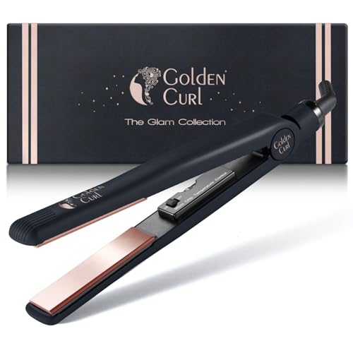 Glätteisen Locken und Glätten Haarglätter - 5 Jahre Sorgenfreiheit - Haar Styling Hair Straightener Glätteisen und lockenstab 2 in 1 zum Glätten und Locken machen (829 Rose Gold)