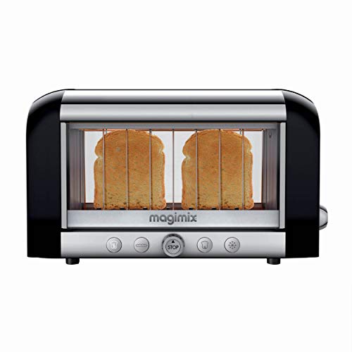 Magimix 11541 Toaster, Kunststoff, Nero, Argento