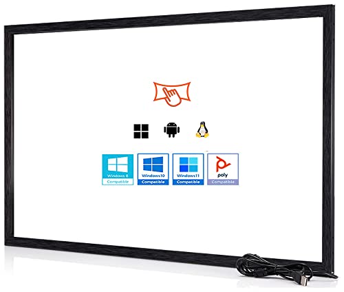 Chengying Multi-Touch-Bildschirm-Overlay anpassbar (15 Zoll bis 400 Zoll) – Infrarot-Touch-Rahmen – IR-Touchpanel – USB-Schnittstelle