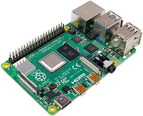 Raspberry Pi 4 Modell B Basisplatine, 2 GB, ARM-Cortex-A72, 4 x 1,50 GHz, WLAN-ac, Bluetooth 5.0, LAN, 4 x USB, 2 x Micro-HDMI