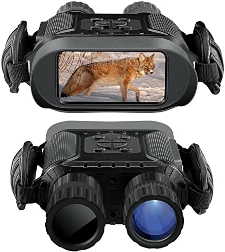 Nachtsichtgerät,Dowesyeen IR Nachtsichtbrille Digitale Infrarot-Fernglas Kamera 4' TFT HD LCD WiFi, 1280P Video, 400m Sichtweite für Dunkelheit, 5X Digitalzoom zum Aufspüren, für Jäger/Outdoor